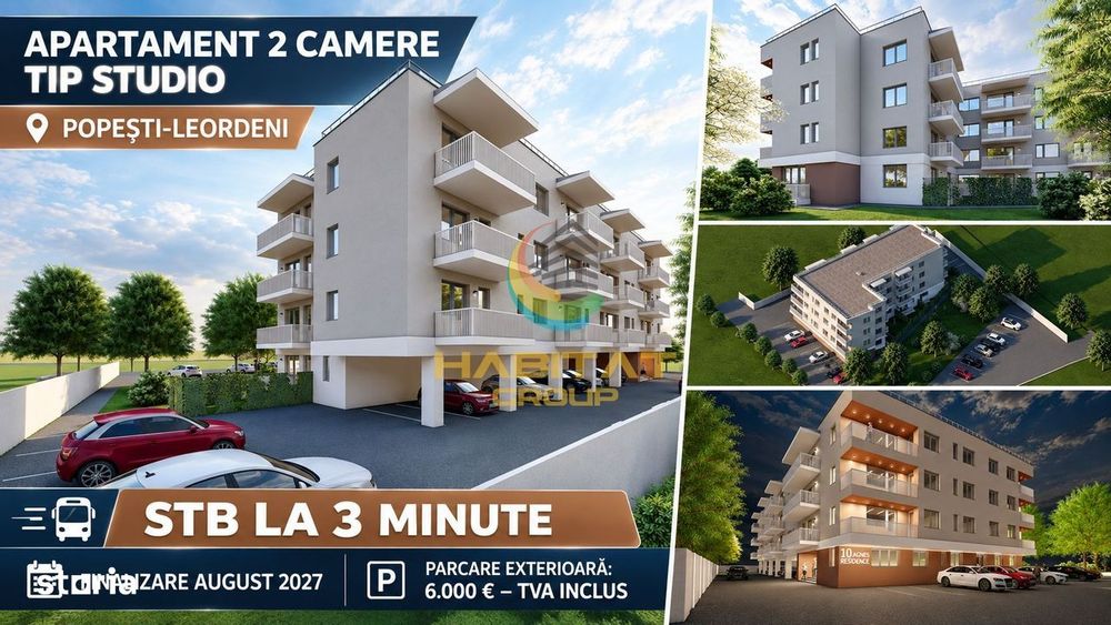 Vanzare Apartament 2 Camere STB la 3 Minute!