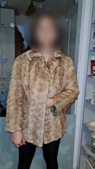 Haina blana naturala lungime medie