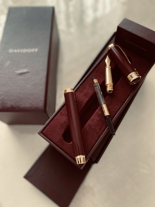 Ручка Davidoff,золотое перо 18К[М]