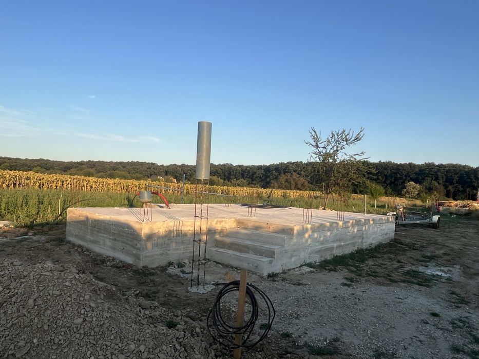 Proprietar vand 500 m intravilan cu autorizatie de constructie - loc Ghermanesti/Snagov