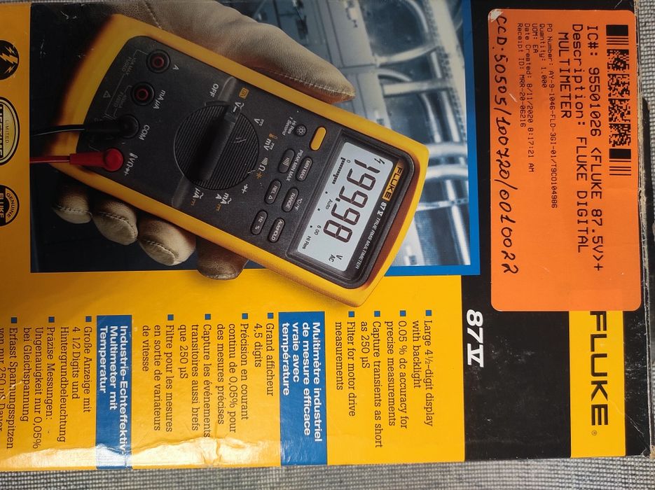 Продам мультиметр FLUKE 87V