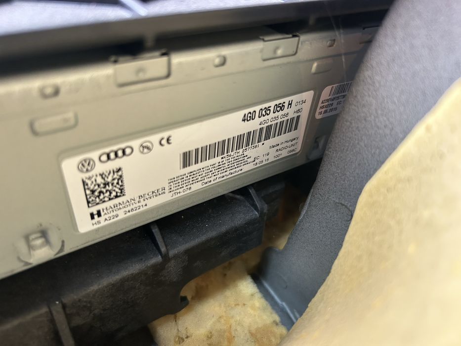 Modul radio Audi A4 B8.5 facelift 4G0 035 056 H 2015