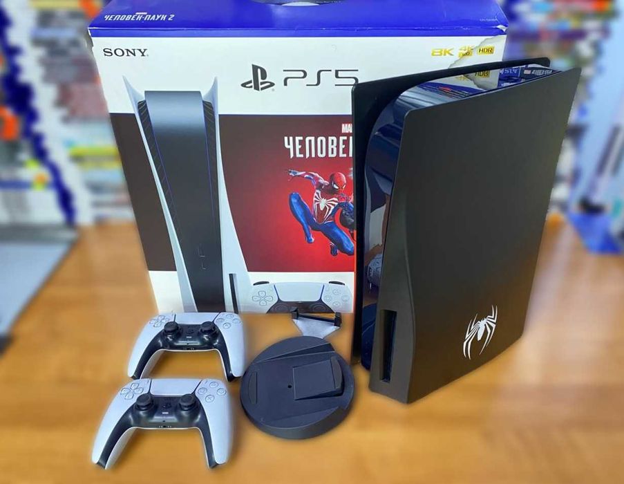 PlayStation 5 1.3Tb 2 Геймпада около 50 Игр Ufc Fifa Sims Nfs и др