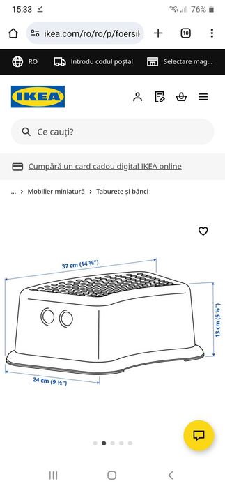 Scaunel inaltator copii