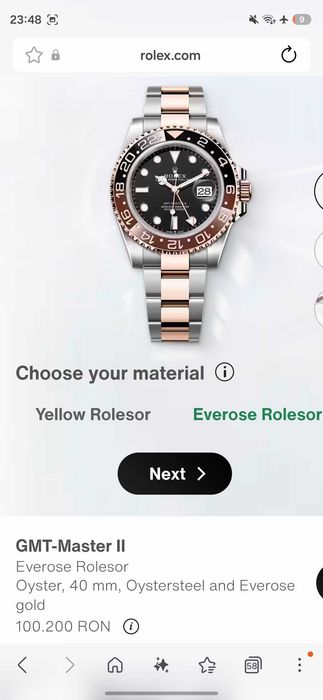 De vanzare Rolex Gmt master rootbeer