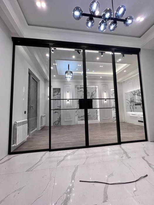 Раздвижные двери и перегородки в стиле лофт