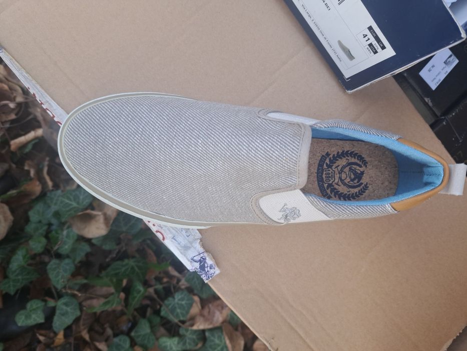 Mocasini textil US Polo