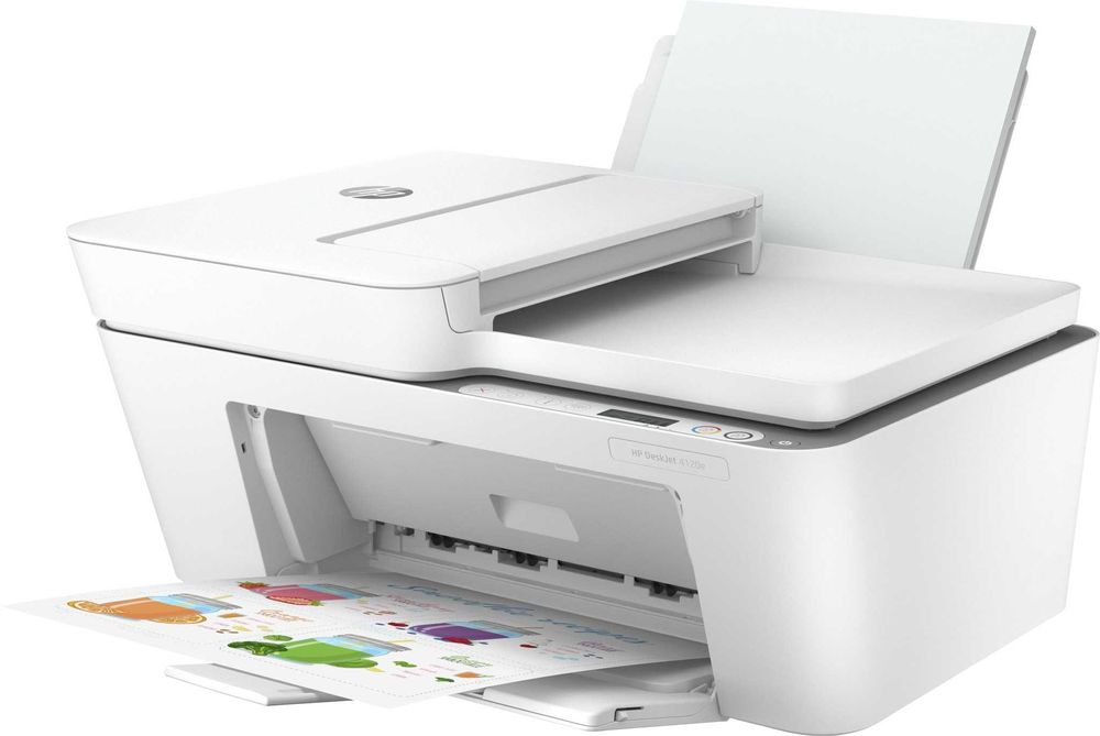 Мултифункционалнo устройствo AiO HP - DeskJet 4120e, бяло