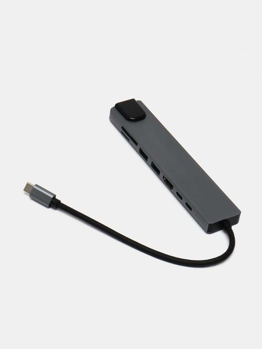 USB Type-C 8 в 1, адаптер для Macbook Type-c HDMI RJ-45 USB 3.0MicroSD