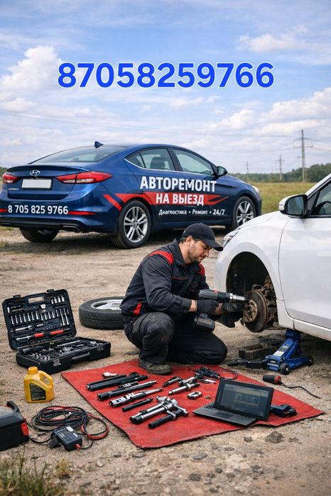 Ремонт авто на выезд в алматы.