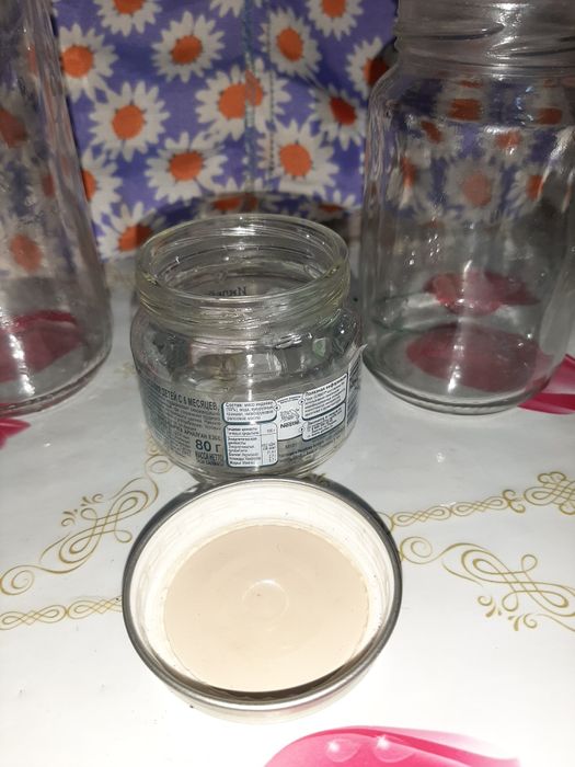 Банки от детского пюре