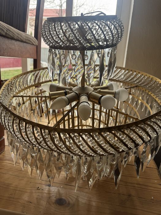 Люстра большая хрустальная