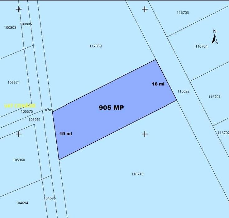 Vand teren intravilan 905 mp in Cisnadie - zona Casa de Apa