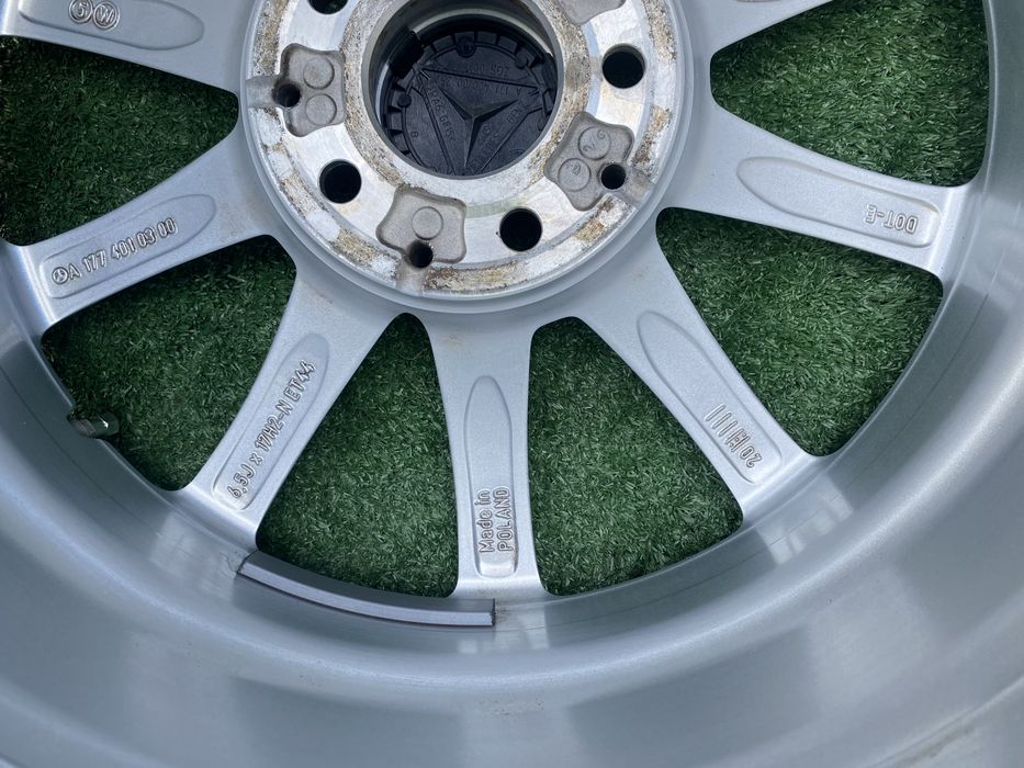 Set jante aliaj OE Mercedes R17 5X112 Mercedes-Benz A-Class B-Class, CLA W177, C118, H247  A1774010300