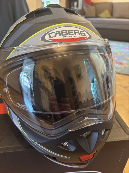 Casca Caberg DUKE X TOUR MATT + Sena 3s Pro