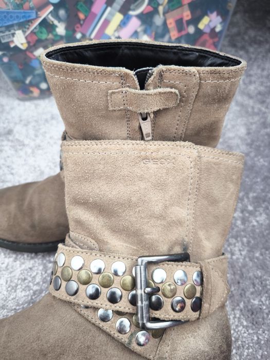 Ghete dama Geox piele întoarsă 36