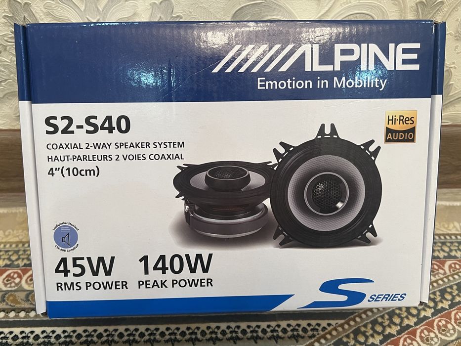 Alpine S2-S40 коаксиальная акустика