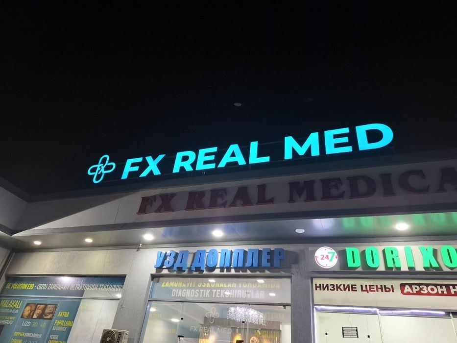 Наружная и внутренняя реклама