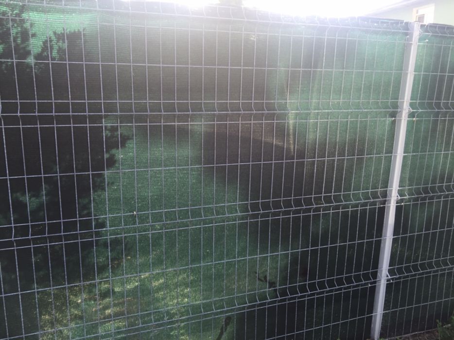 Plasa verde pentru gard / umbrire / antivant / protectie