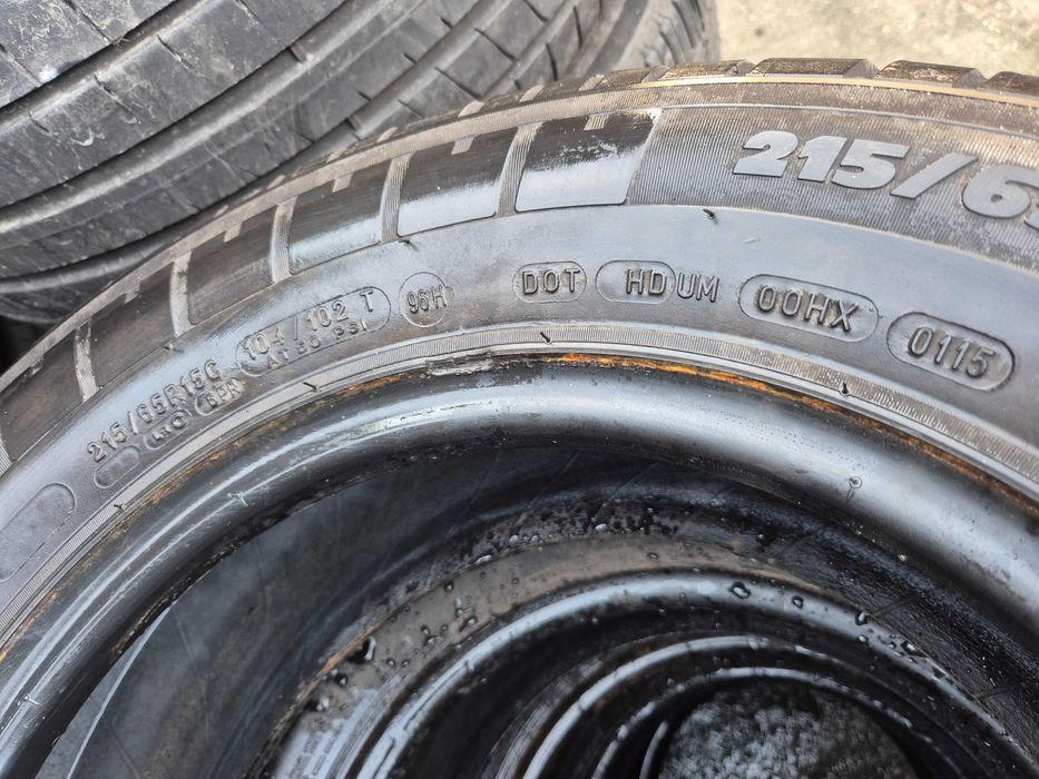 4 Anvelope de VARA - 215/65/15C - Michelin - Stare BUNA - DOT 2015 !