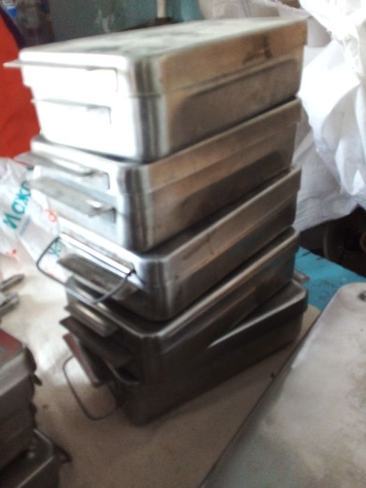 Стерилизаторы.  Медицинские изделия. Металические коробки