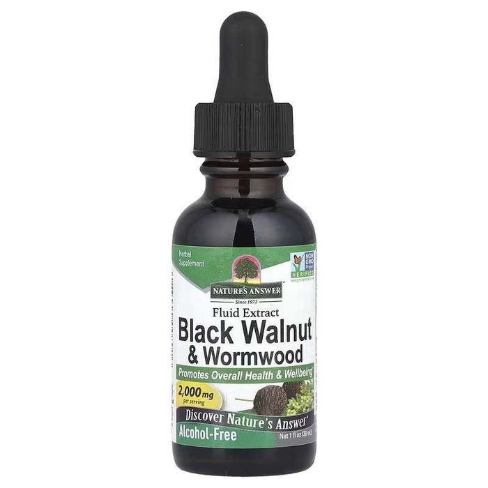Nature's Natures Answer Black Walnut Hull Black Walnut & Wormwood
