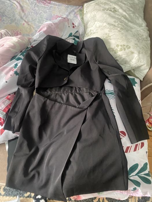 Rochie tip sacou neagra L M