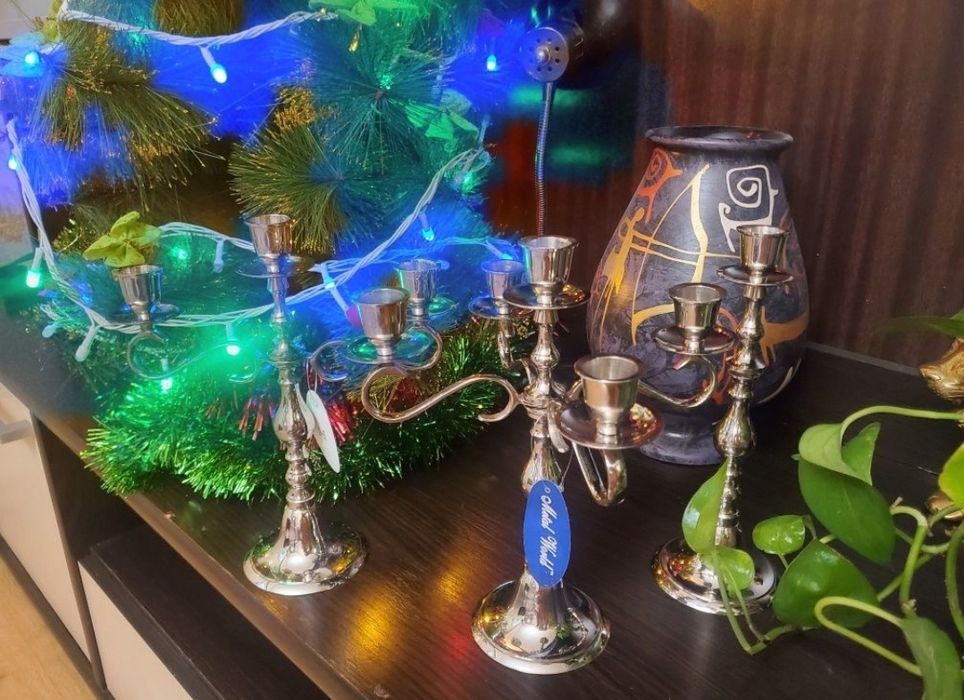 Подсвечники пятирожковые