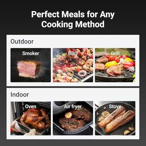 Нов Смарт BBQ Термометър 4 Безжични Сонди WiFi Bluetooth за Грил Пушилня Фурна месо