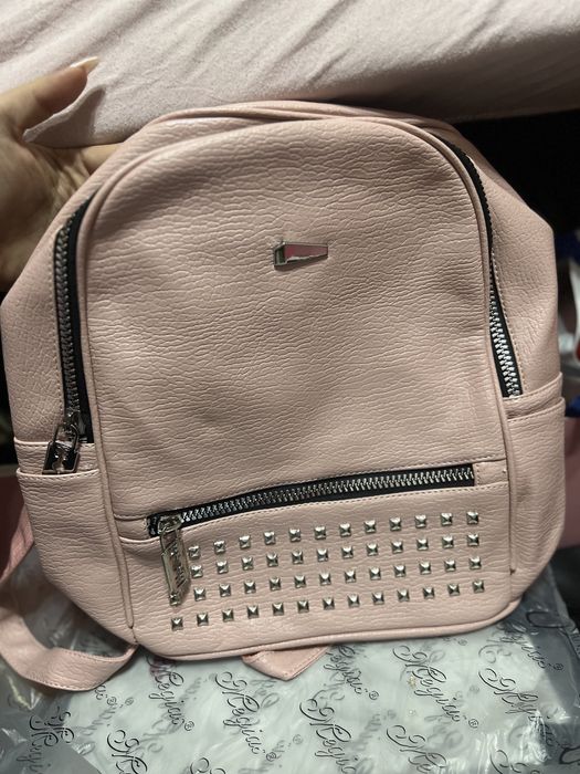 Дамска раница - розова