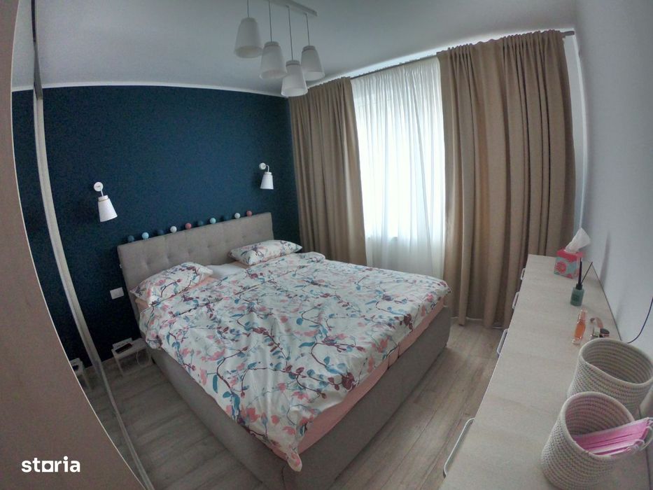 Apartament cu 2 camere mobilat, utilat