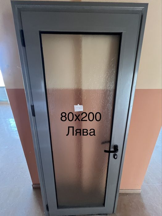 Алуминиева интерирона Врата стъклена