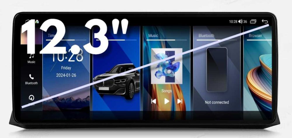 BMW 5Series E60/E61/E62/E63/E64(2003/2008)CCC 10.25" нави, 2219+10/+12