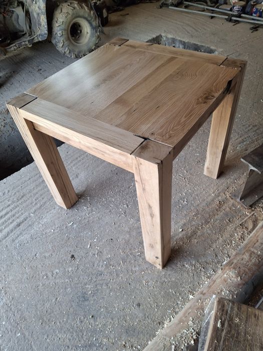 Masa din stejar masiv 80×80