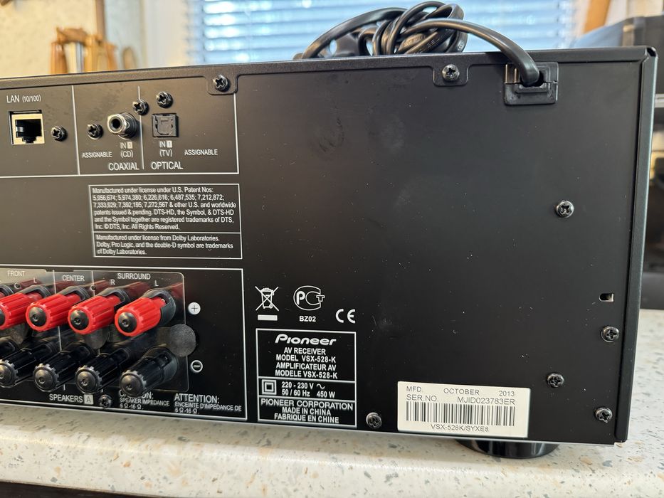 Pioneer VSX-528 ресивър