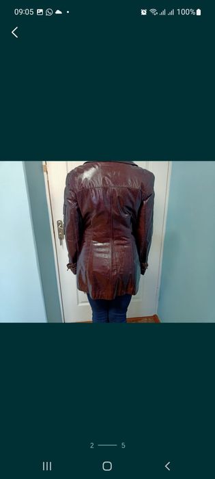 Пиджак женский. кожанный.