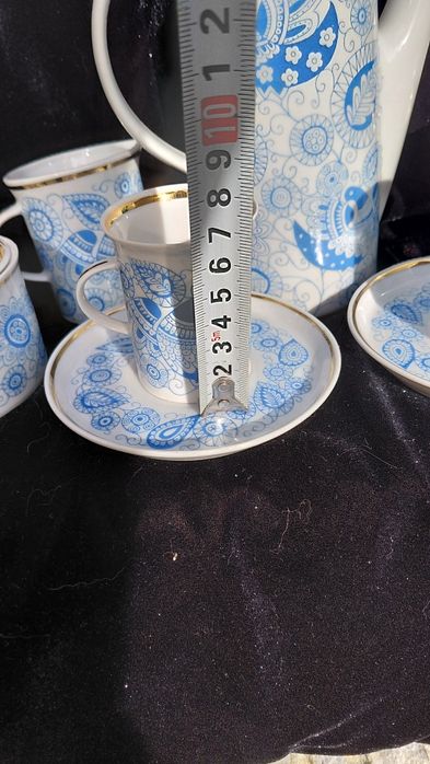 Нов неупотребяван Български порцеланов сервиз  за кафе на Разград