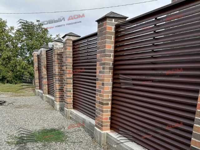 Забор жалюзи еврожалюзи