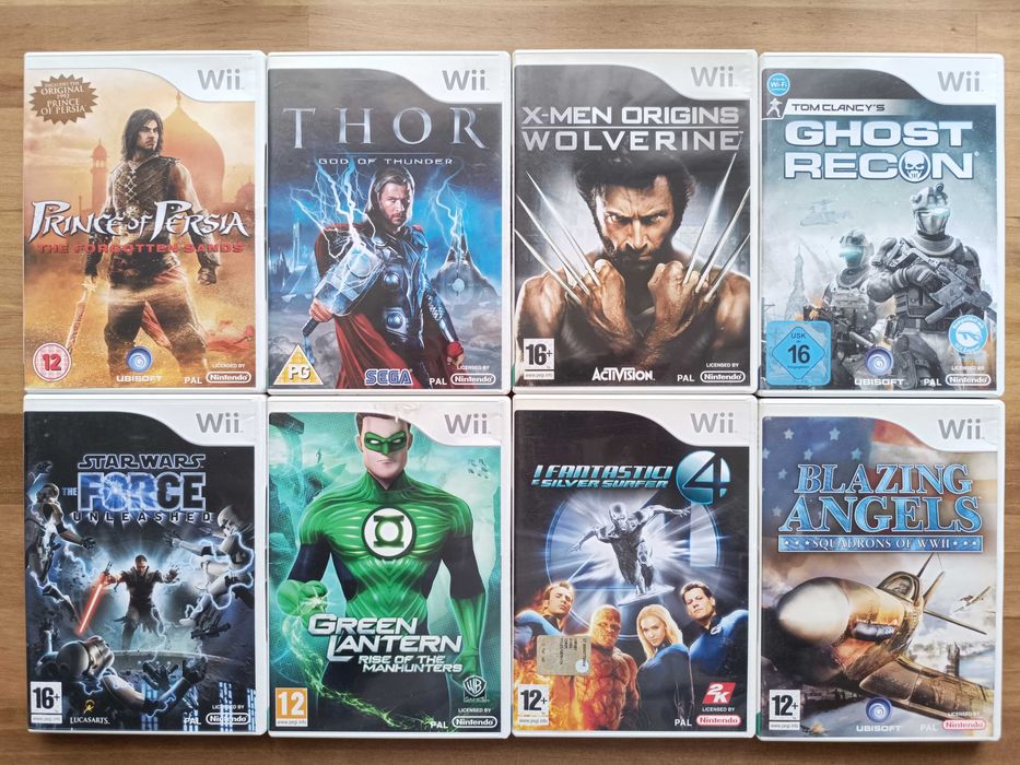 Jocuri Nintendo Wii din colectie personala