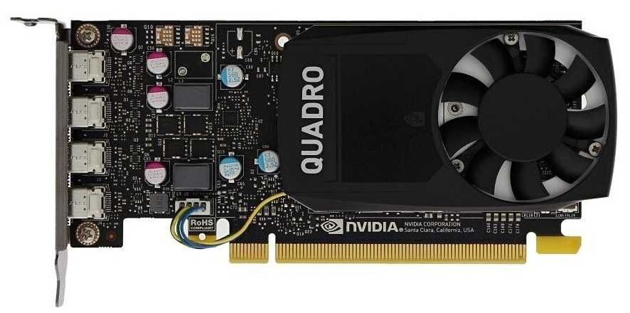Видео карта GPU NVIDIA Quadro P620 2GB GDDR5 128bit + HDMI Адаптер