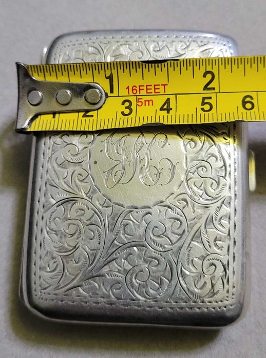 Tabachera antică din argint Henry Williamson