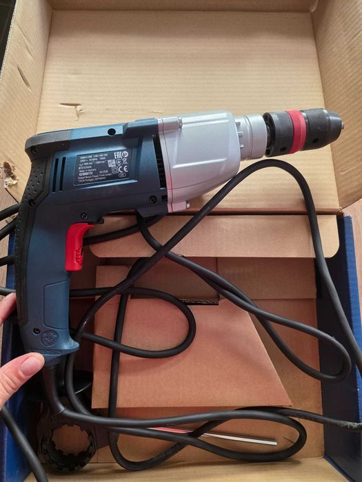Bormasina Bosch GBM 13-2 RE - Masina de gaurit fara percutie, 750 W, mandrina rapida, 13 mm