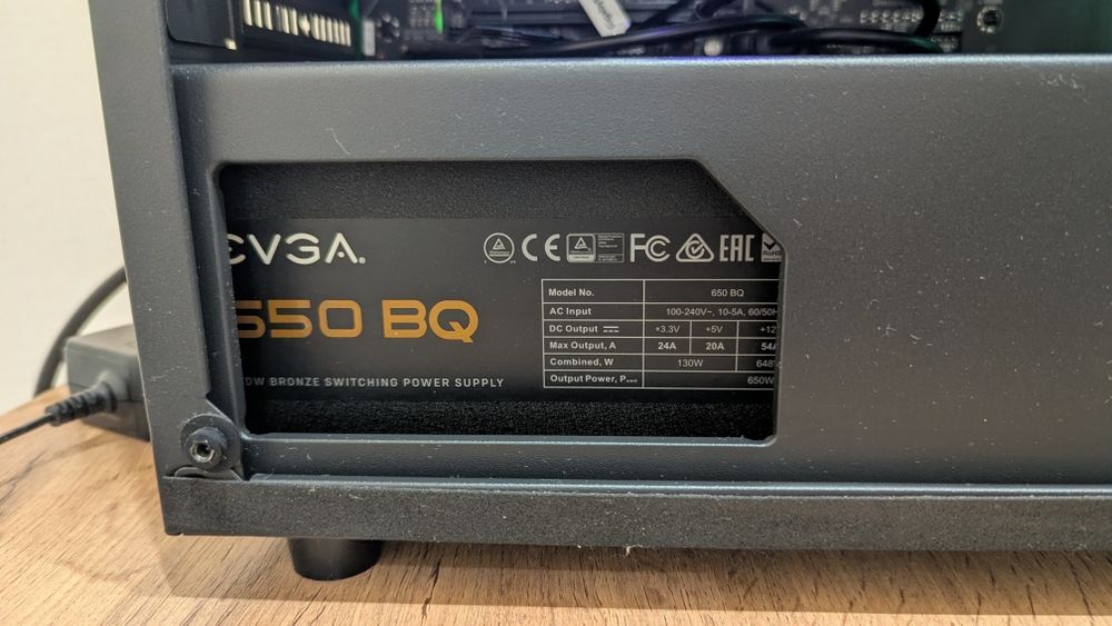 Блок питания EVGA 650 BQ