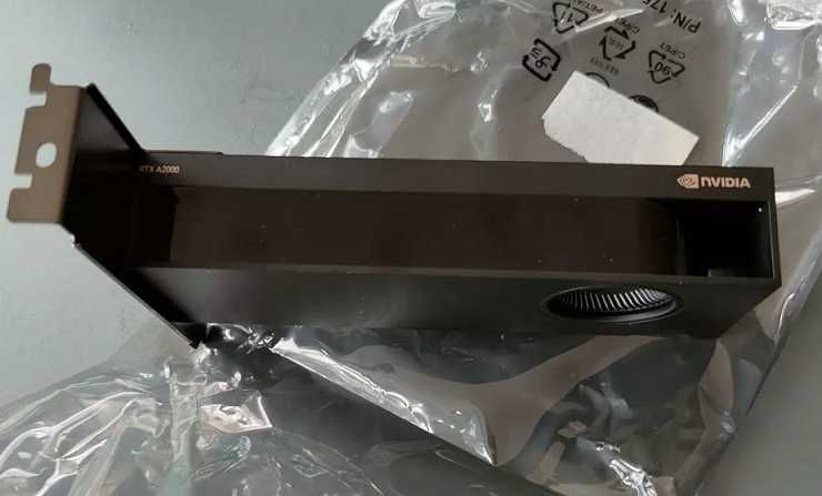 RTX A2000 12GB - Low Profila видео карта (70W) с ниска и висока планка
