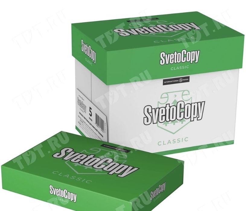 Продам бумагу SvetoCopy пачка 1950 тг,коробка 9750 тг есть 10 коробок