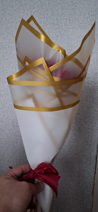 Цветы из атласной ленты