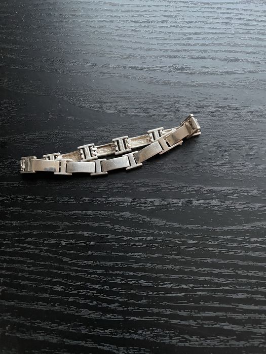 Сребърен синджир/ланец Картие и сребърна гривна