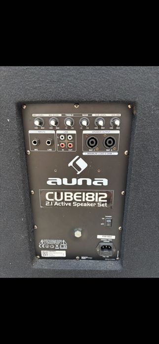 Мощни озвучителни системи Auna Pro / Auna Cube 1812 PA Set (Продават се заедно или поотделно)