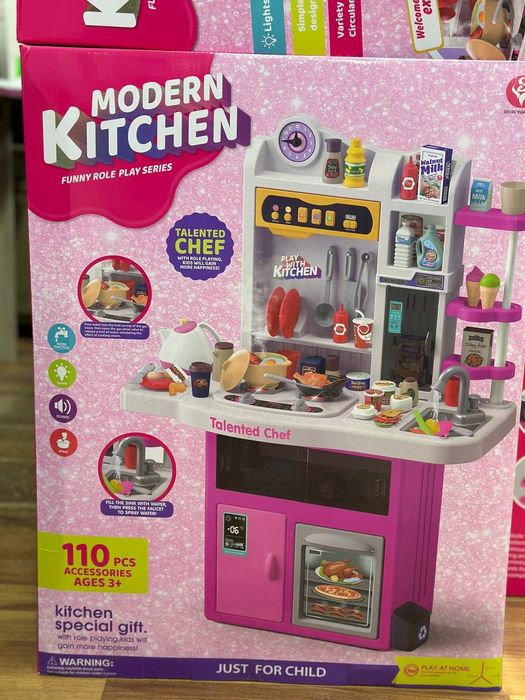 Розовая Кухня для девочек