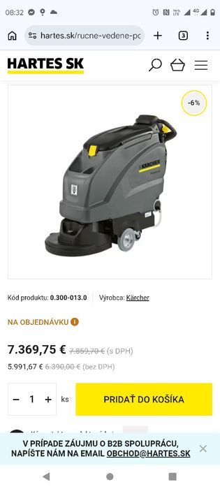 Kärcher B 40 C Bp D 43 Curățător de podea 0.300-013.0